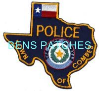 TEXAS,COMBES POLICE 1 STATE SHAPED_wm